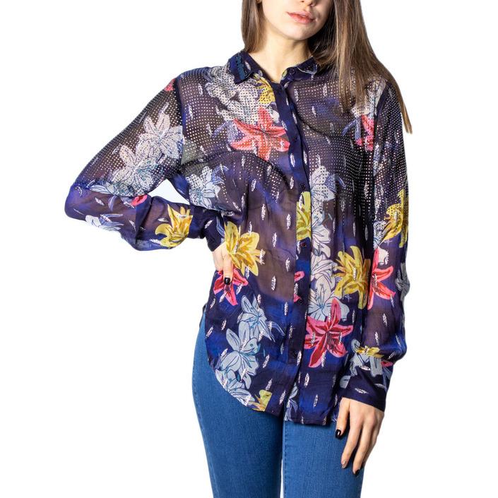 Desigual Women's Shirt Blue 171364 - blue XS