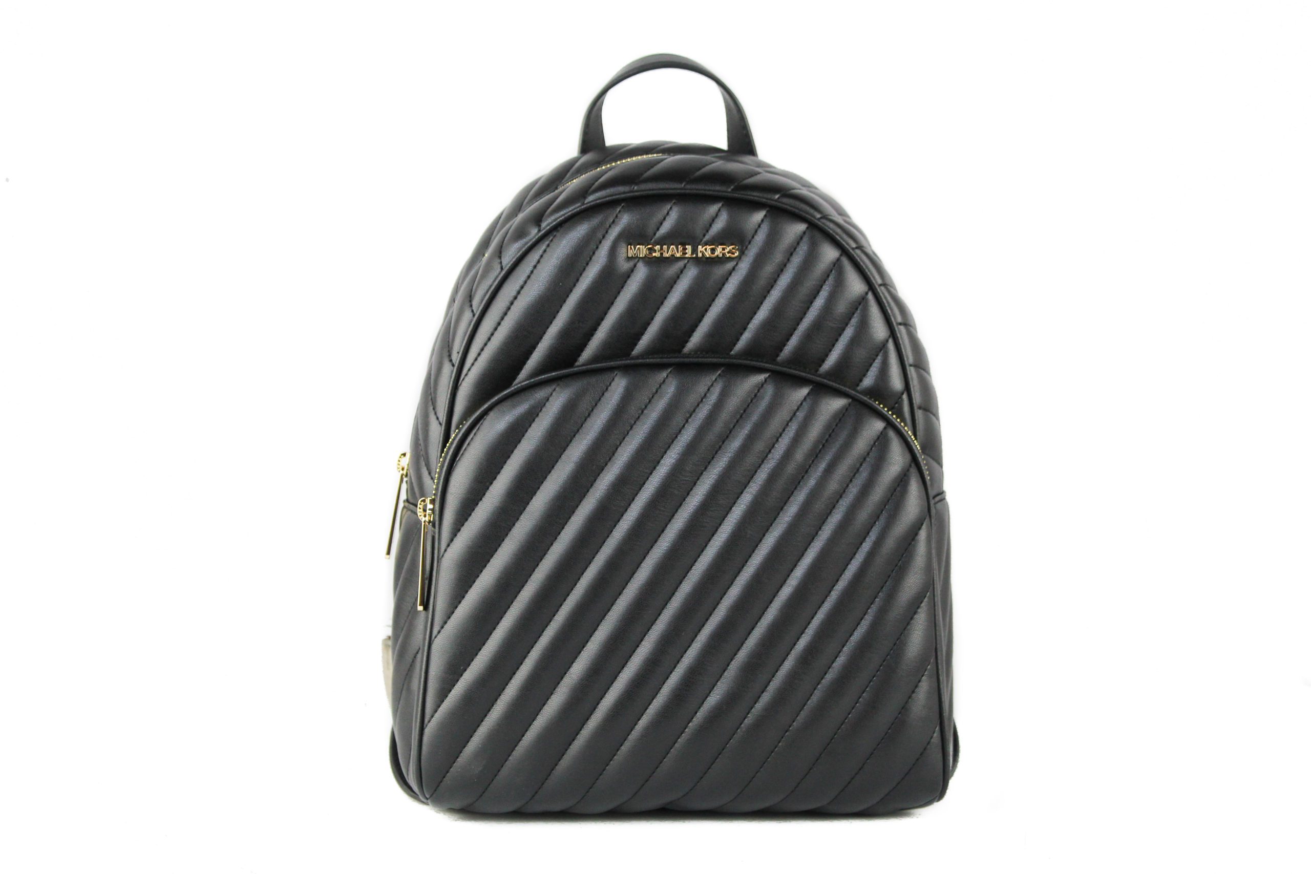 Michael Kors Women's Abbey Vegan Backpack Black 65785