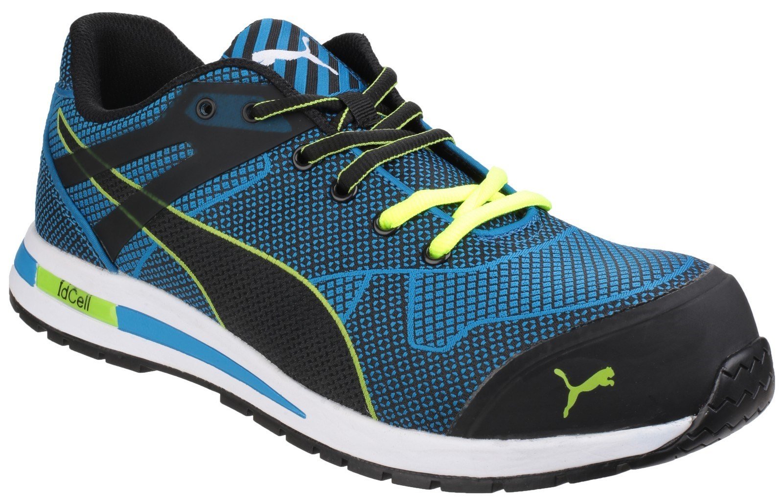 Puma Safety Unisex Blaze Knit Low Lace up Trainer Blue 24858 - Blue 6
