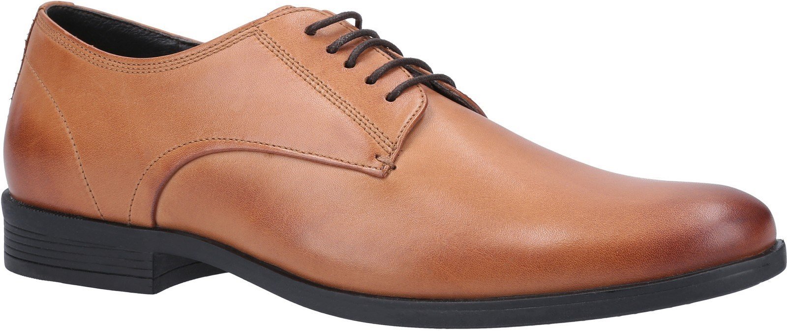 Hush Puppies Men's Oscar Clean Toe Lace Up Shoe Various Colours 29189 - Tan 12
