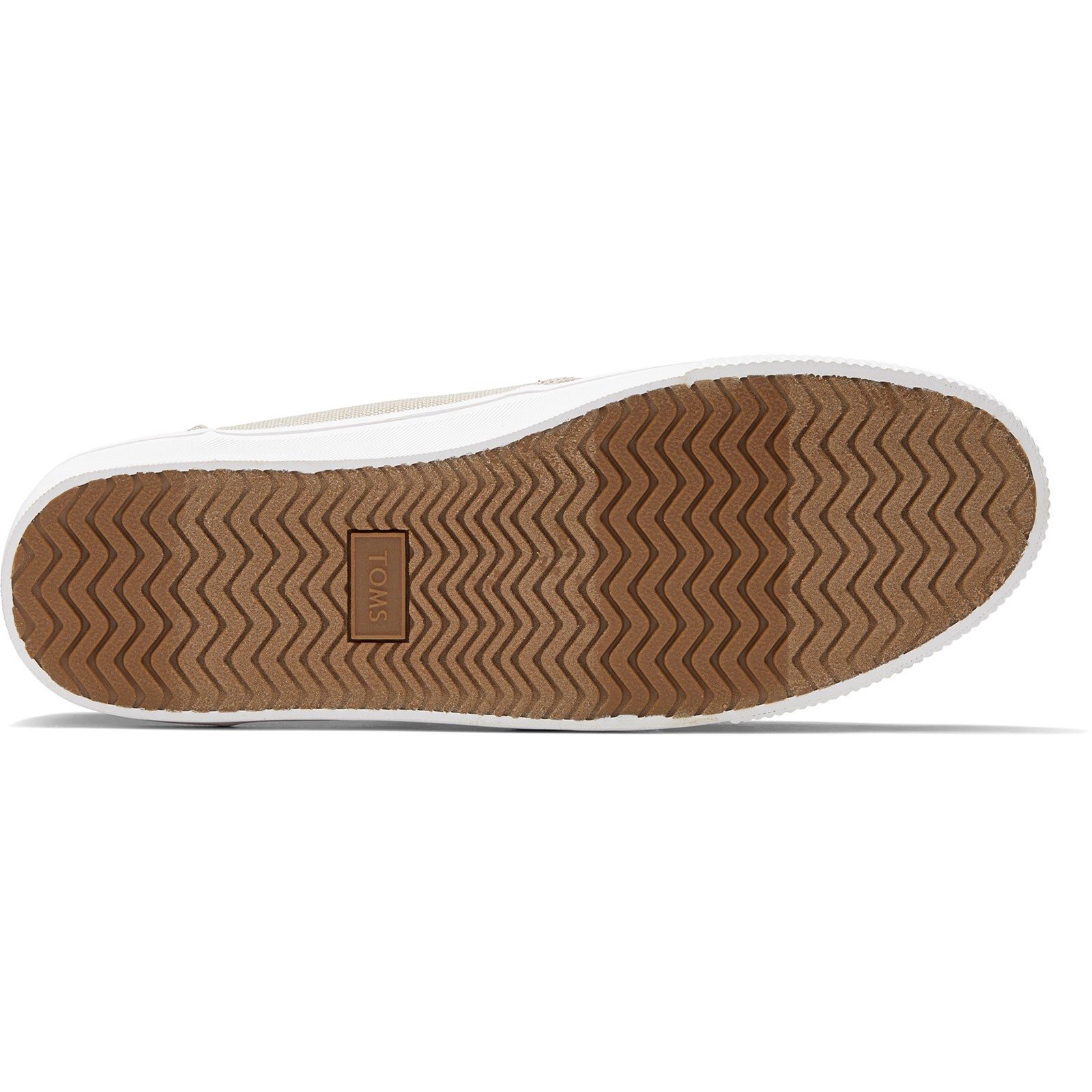 TOMS Men's Carlo Oxford Canvas Trainer Tan 32547 - Tan 10