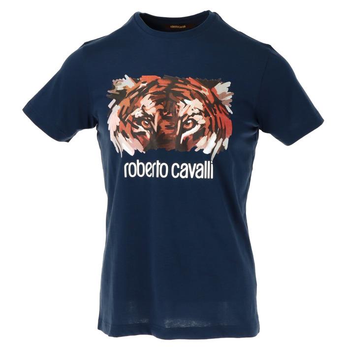 Roberto Cavalli - Roberto Cavalli Men T-Shirt - blue M