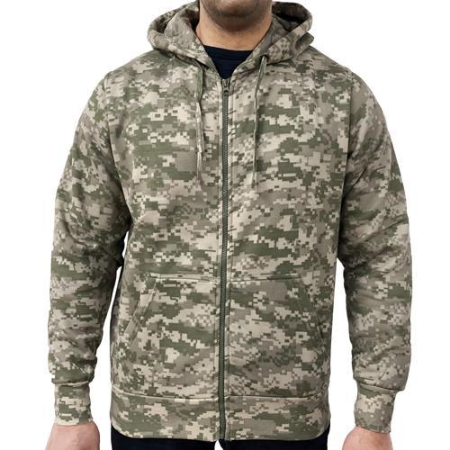 Game Technical Apparel Men's Hoodie Various Colours Game Zipper - Digital Desert S