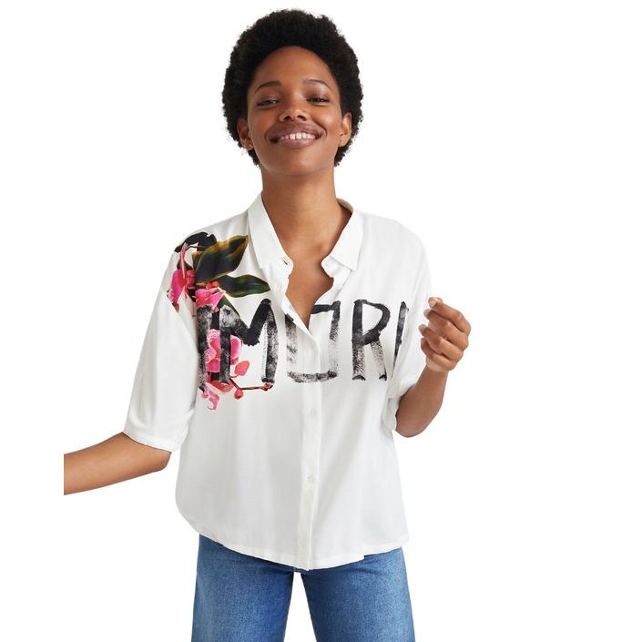 Desigual Women's Shirt White 320074 - white L