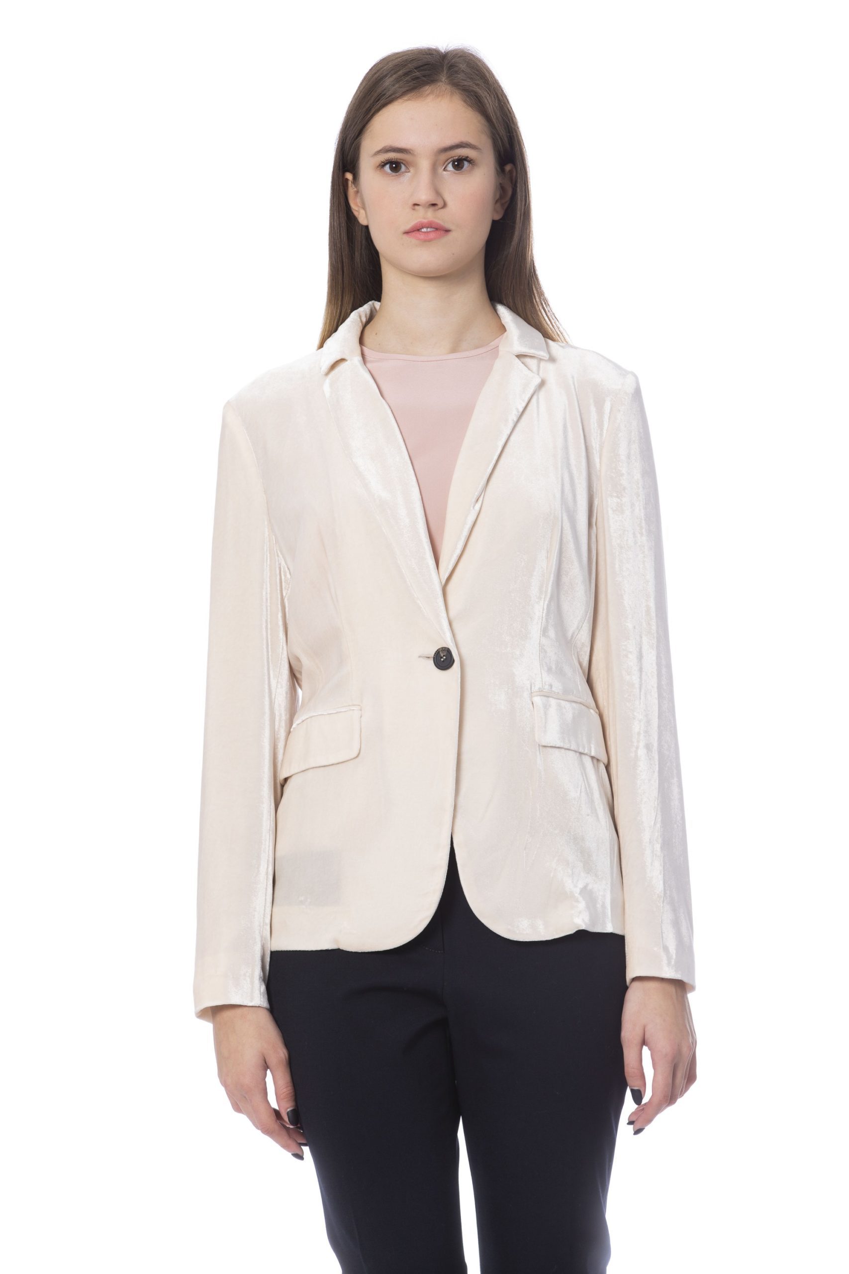 Peserico Women's Jacket Pink PE854188 - IT42 | S