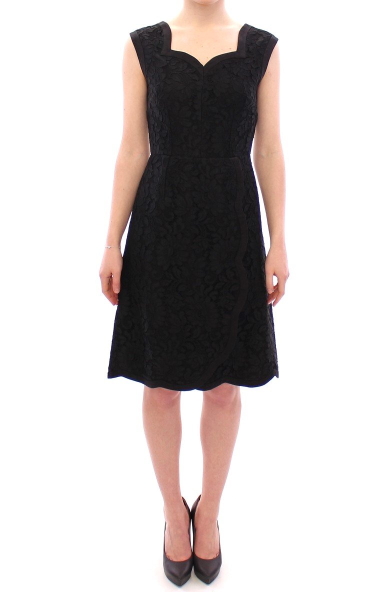 Dolce & Gabbana Women's Floral Lace Sicily Dress Black GSD12627 - IT42|M