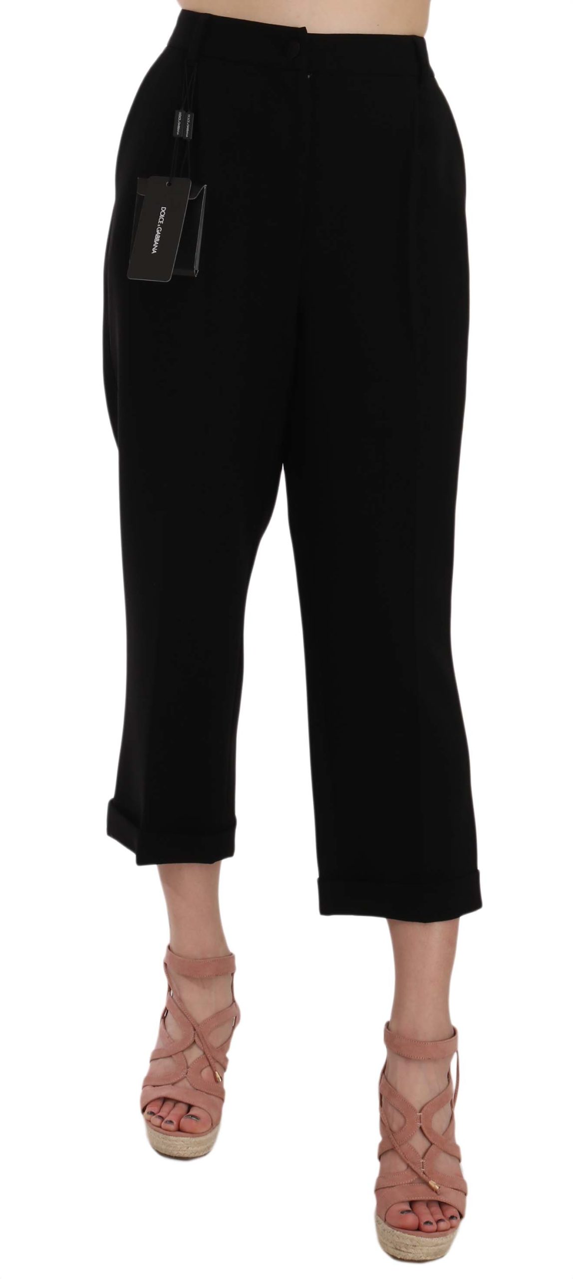 Dolce & Gabbana Women's Trouser Black PAN61026 - IT48|XXL