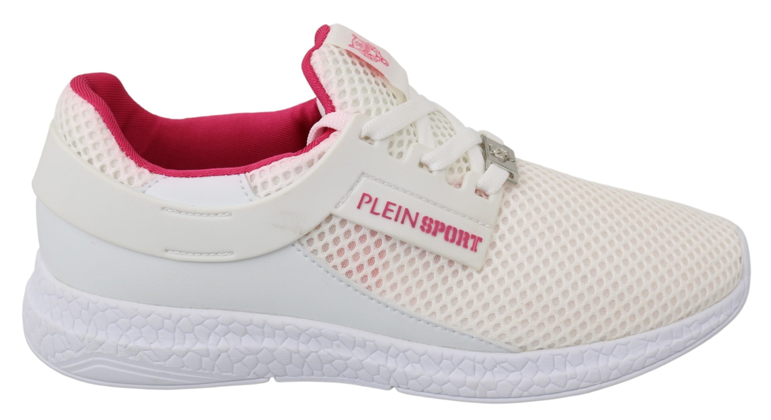 Philipp Plein Women's Polyester Becky Trainer White LA7173 - EU37/US6.5