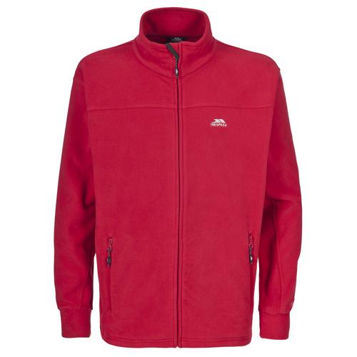 Trespass Men's Heavyweight Zip Fleece Various Colours Bernal - Red S