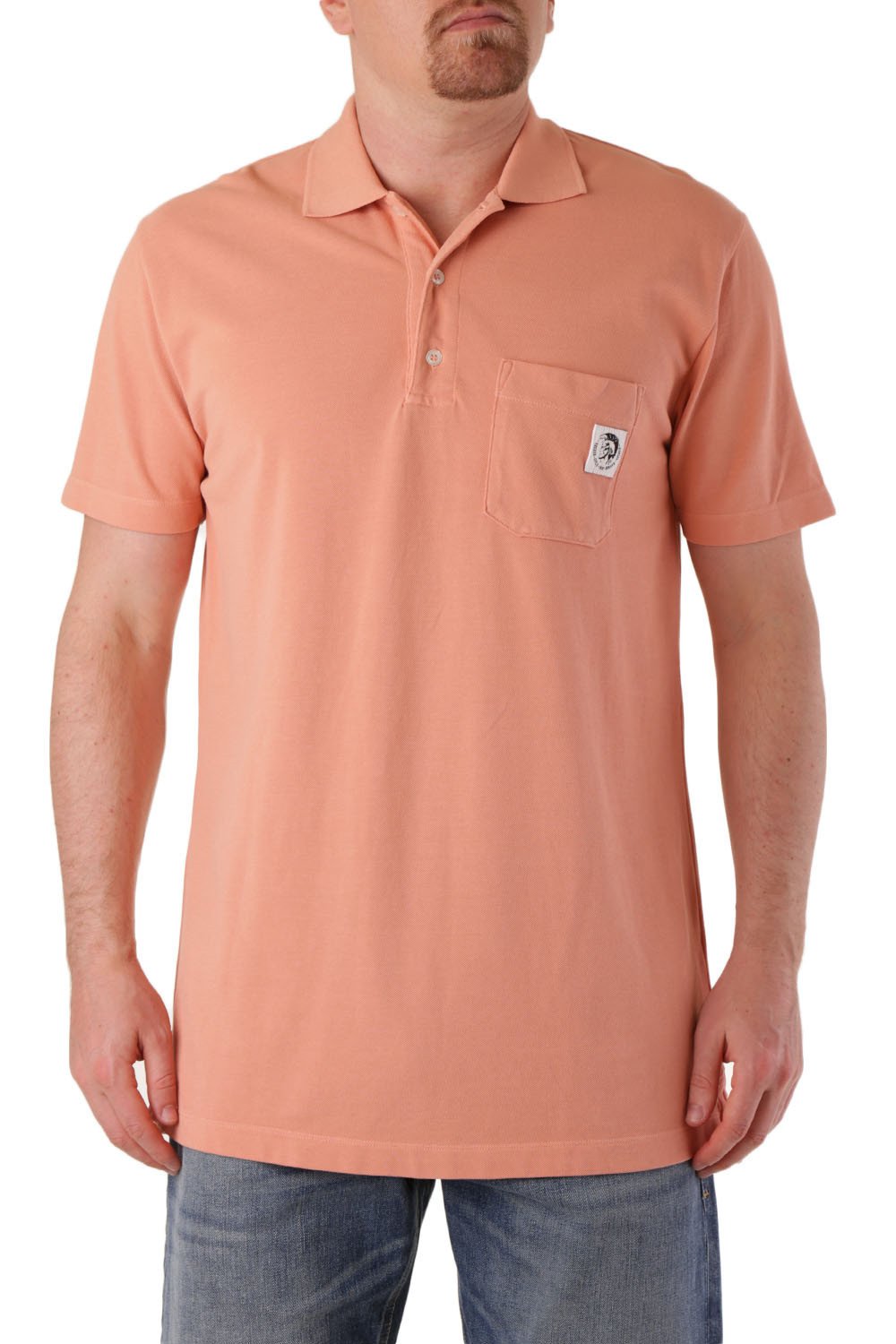 Diesel Men's Polo Shirt Various Colours 283866 - orange-2 L