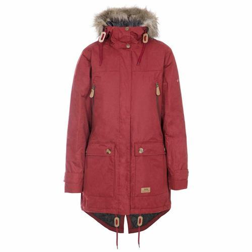 Trespass Clea Waterproof Parka Jacket - Merlot S