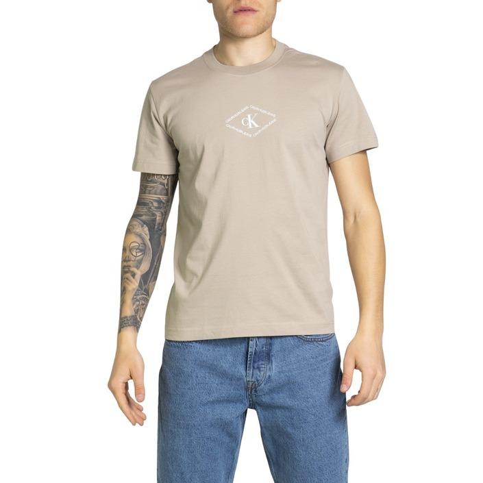 Calvin Klein Jeans Men's T-Shirt Beige 212950 - beige M