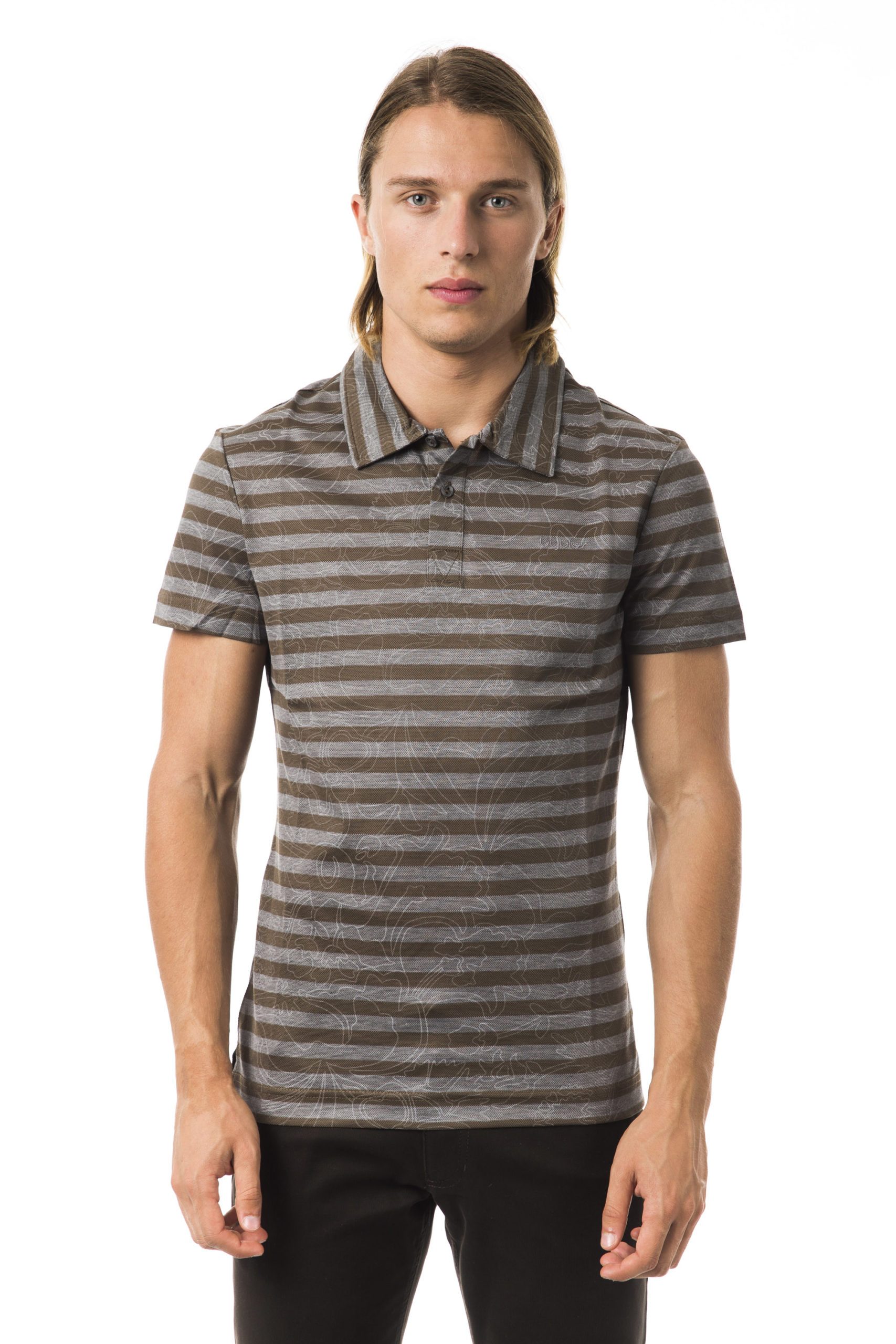 Byblos Men's SS Polo Shirt Gray BY994878 - S