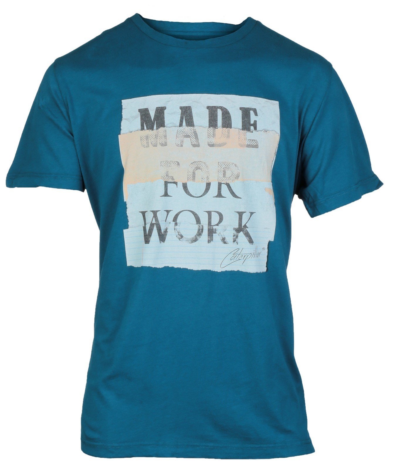 CAT Lifestyle Unisex Tabloid T-Shirt Blue 24693 - Blue Med