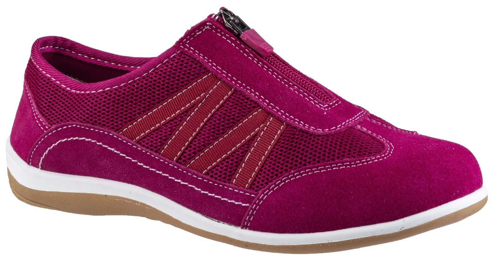 Fleet & Foster Women's Mombassa Comfort Trainer Various Colours 26306-43902 - Fuchsia 3
