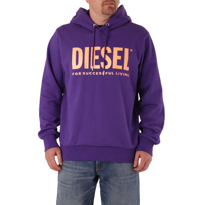 Diesel Men's Sweatshirt Purple 294121 - purple L