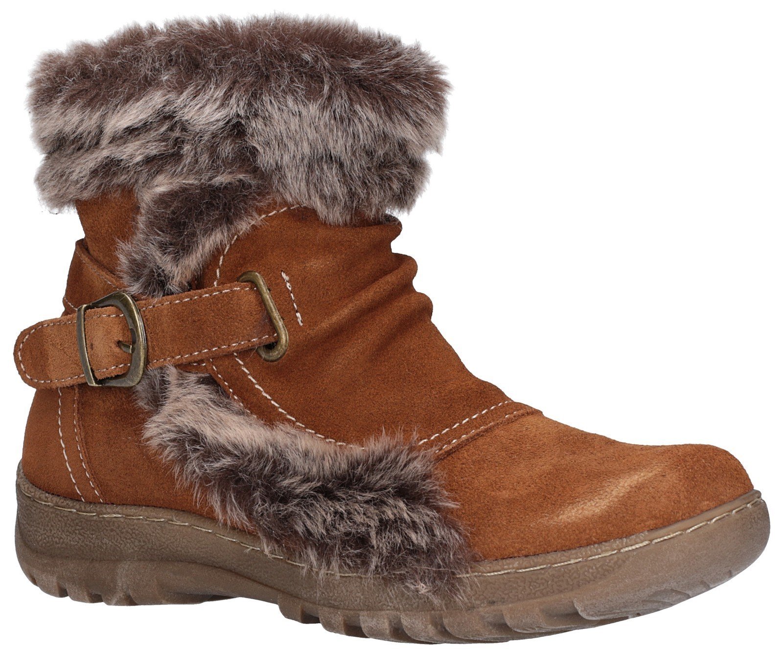Fleet & Foster Women's Ginny Ankle Boot Brown 27143-45598 - Tan 5