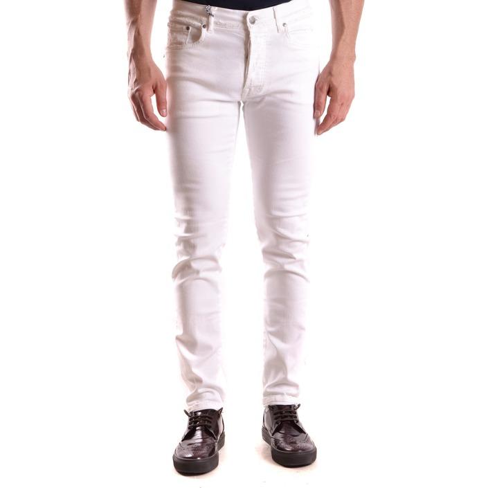 Daniele Alessandrini Men's Trouser White 186657 - white 32