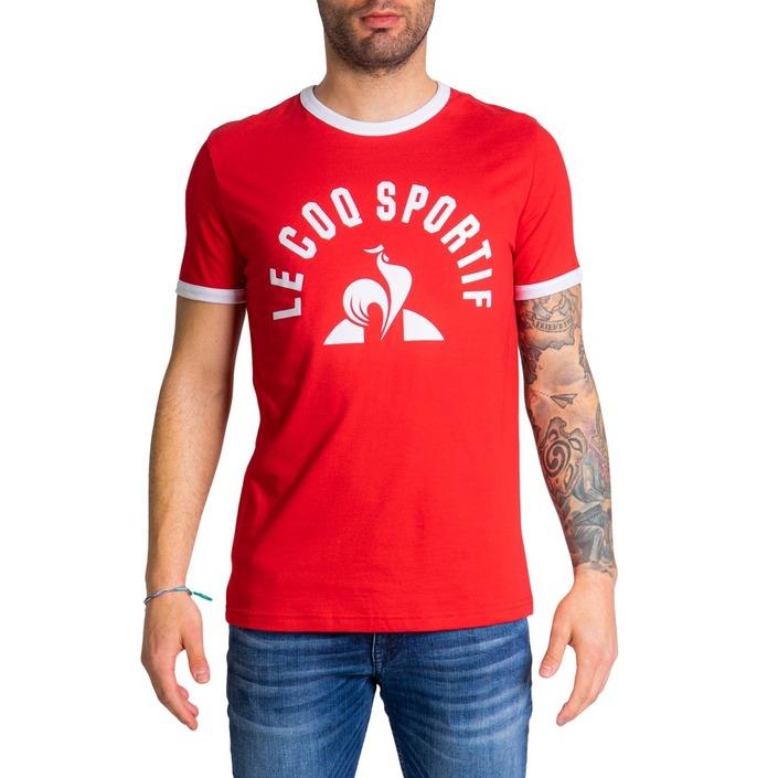 Le Coq Sportif Men's T-Shirt Red 242880 - red S