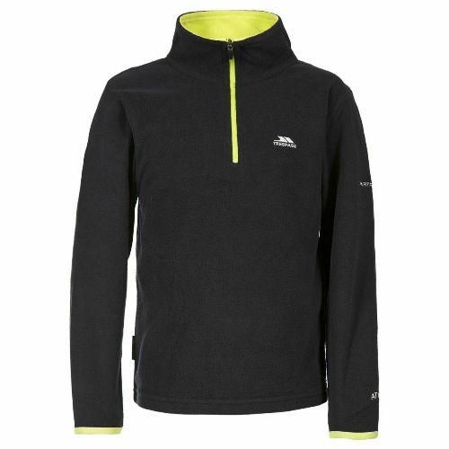 Trespass Kid's Lightweight Fleece Jumper Pull Over Various Colours Etto - Black 3-4 Years