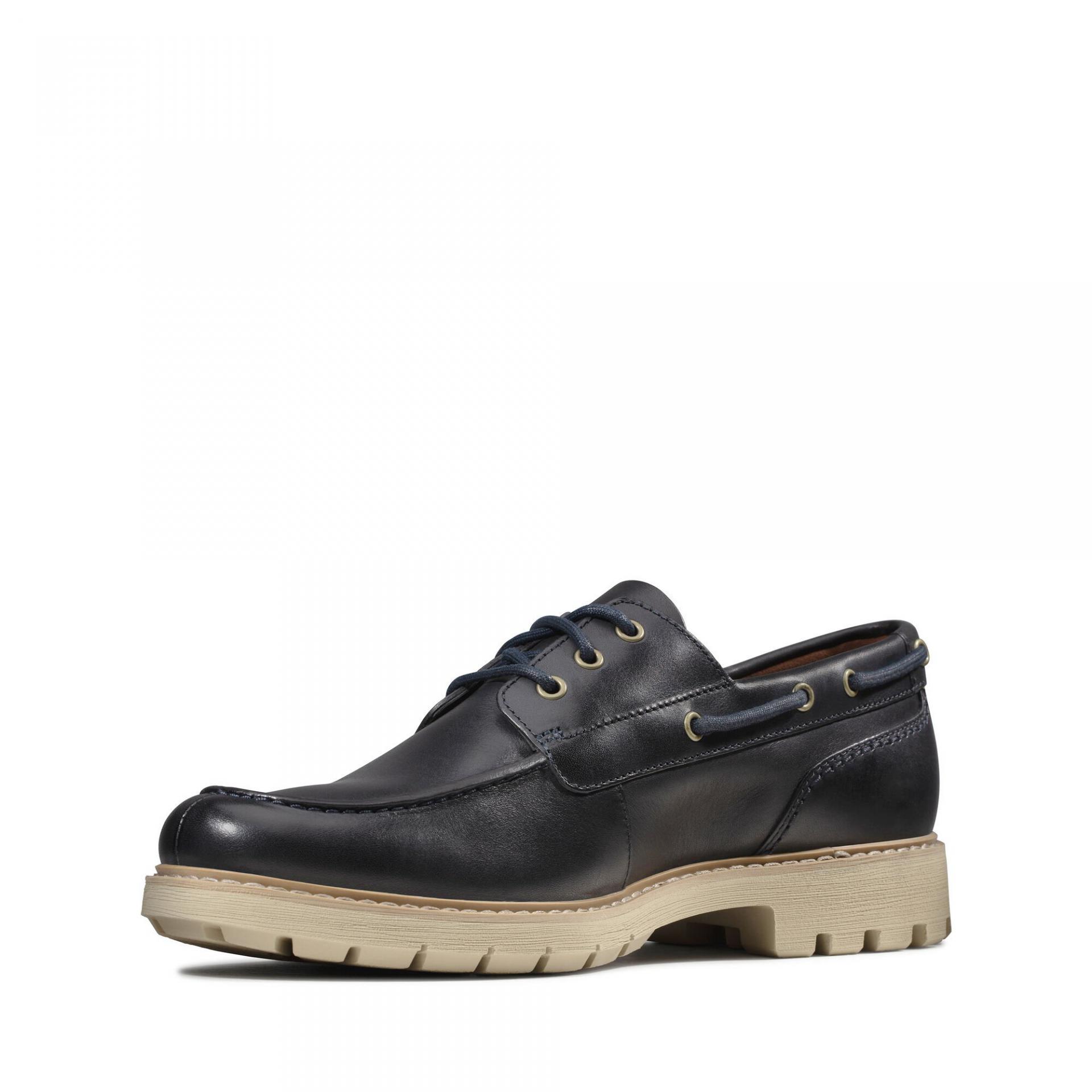 Clarks Men’s Batcombe Sail Shoes Various Colours 5050410169427 - 8 UK Navy