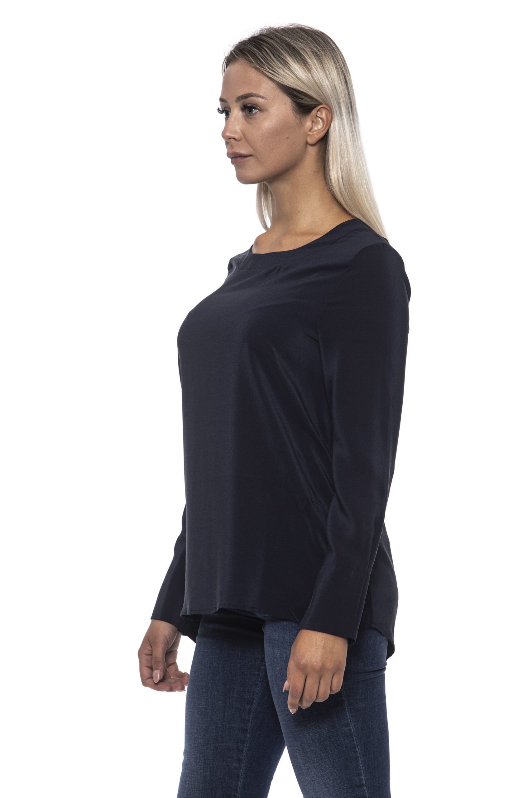 Alpha Studio Women's Blunotte Sweater Blue AL1192246 - IT42 | S
