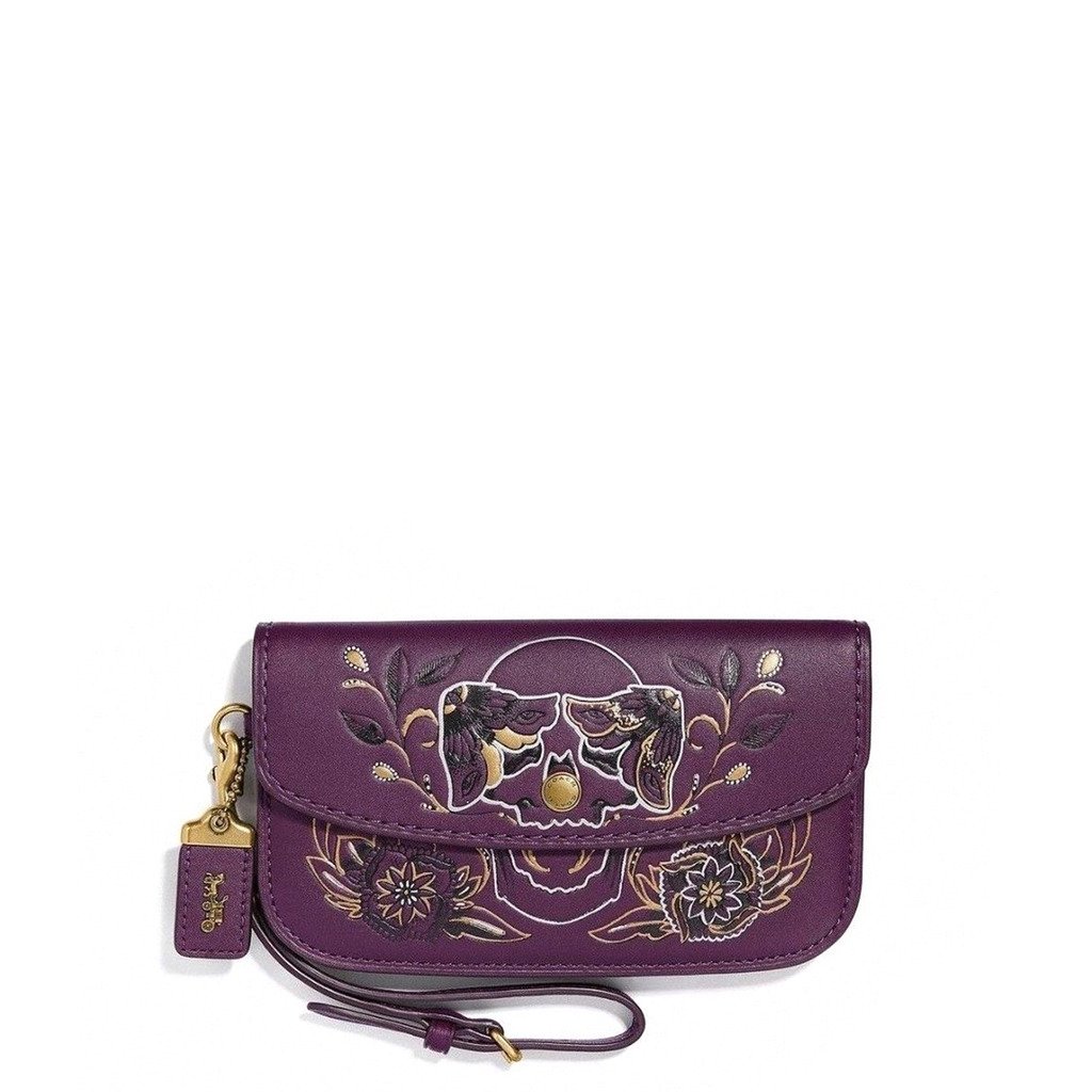 Coach Women's Clutch Bag Various Colours 37370 - violet NOSIZE