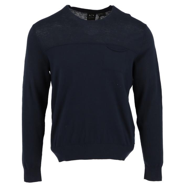 Armani Exchange Men's Sweater Blue 308398 - blue S