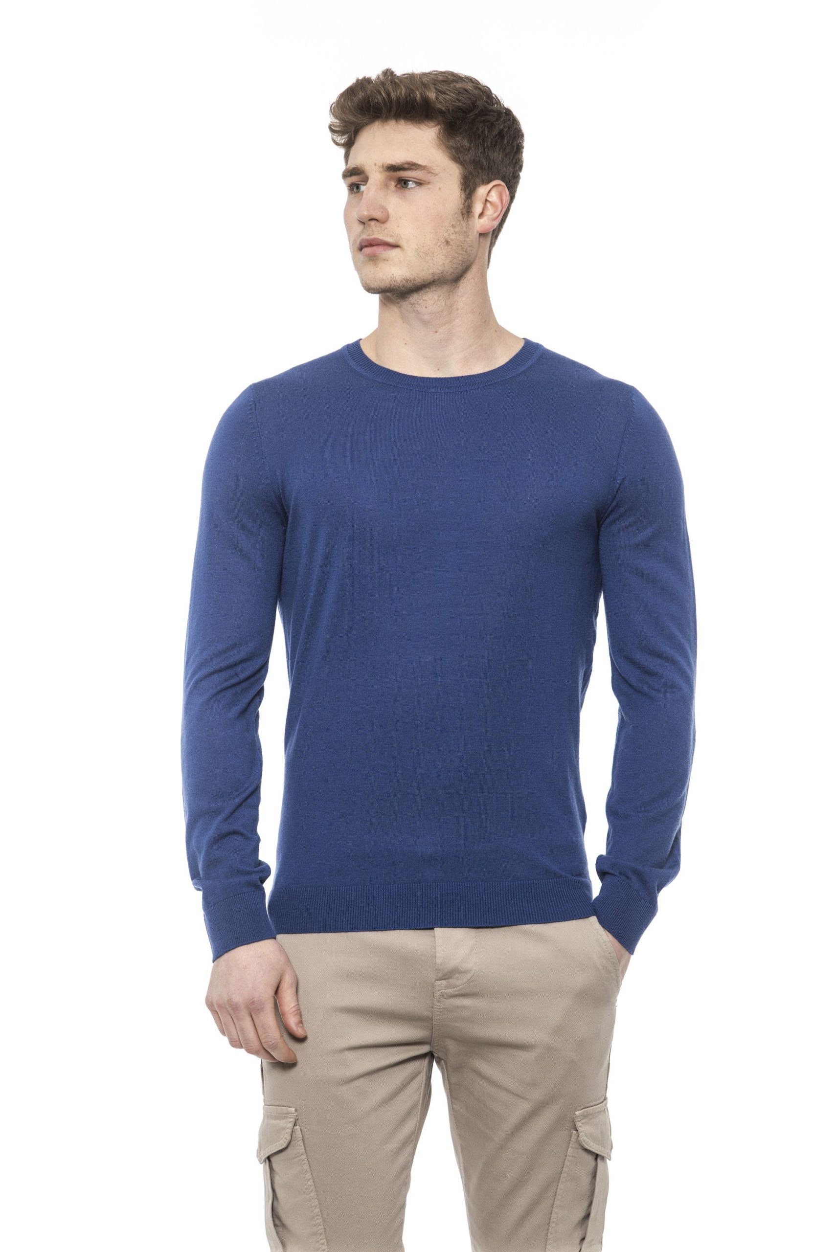 Alpha Studio Men's Royal Sweater Blue AL1374561 - IT46 | S