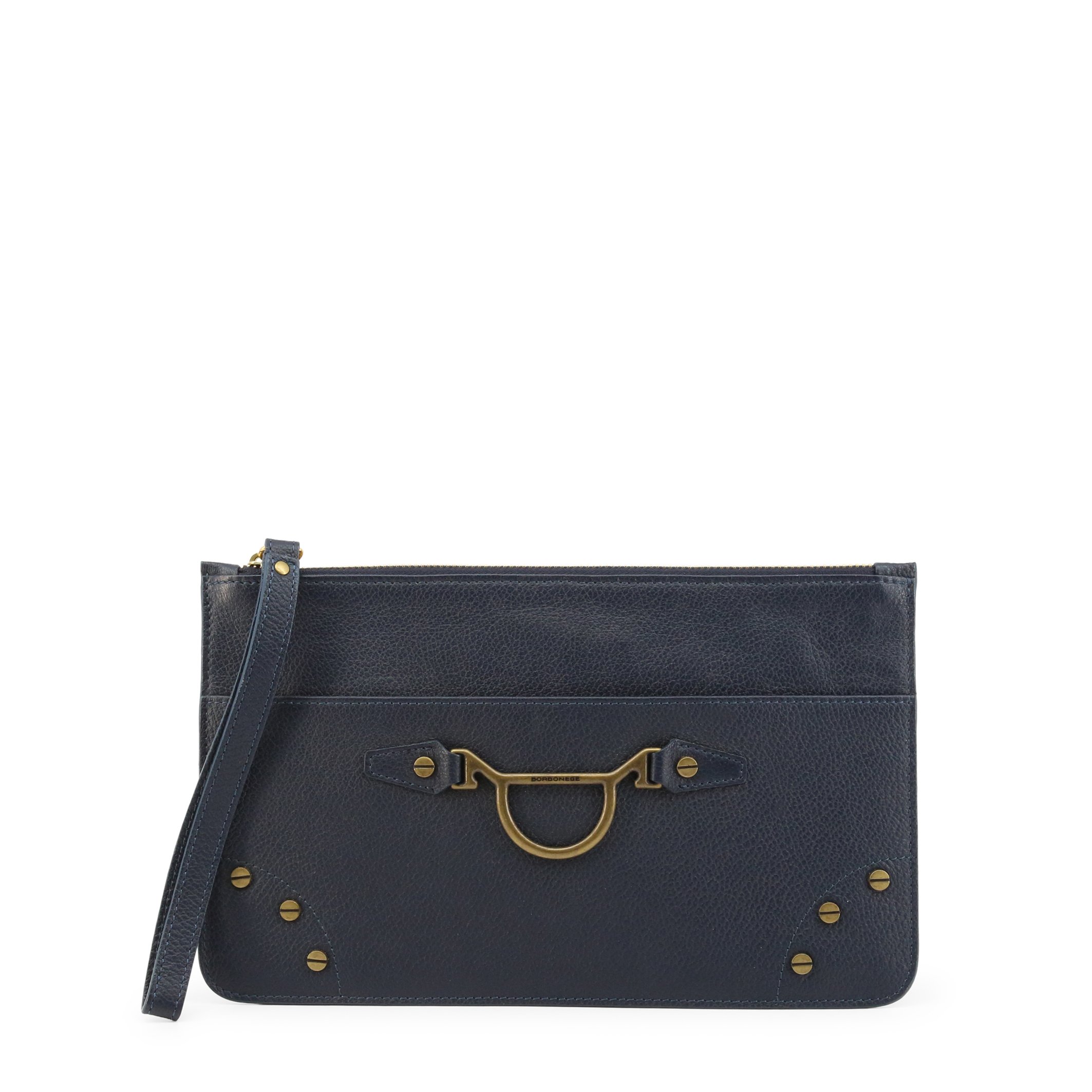 Borbonese Women's Clutch Bag Various Colours 962001-526 - blue NOSIZE
