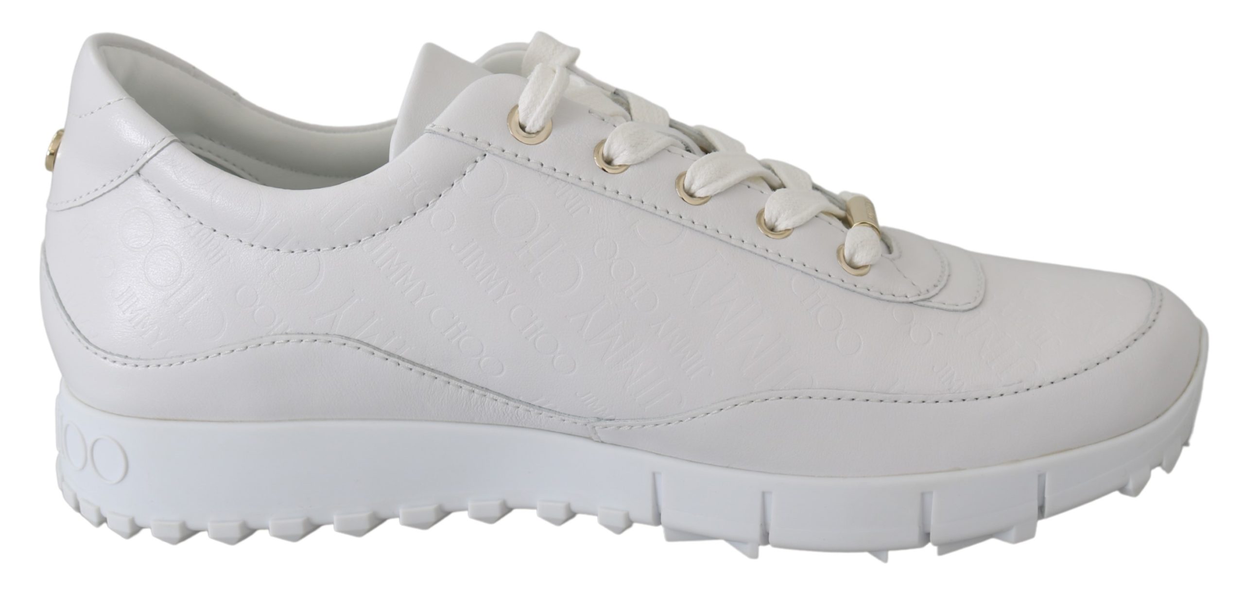 Jimmy Choo Women's Monza Sneakers White 192954492717 - EU38/US8