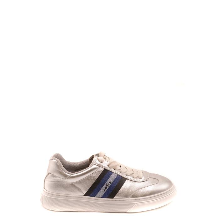 Hogan Women's Trainer Silver 182002 - silver 35