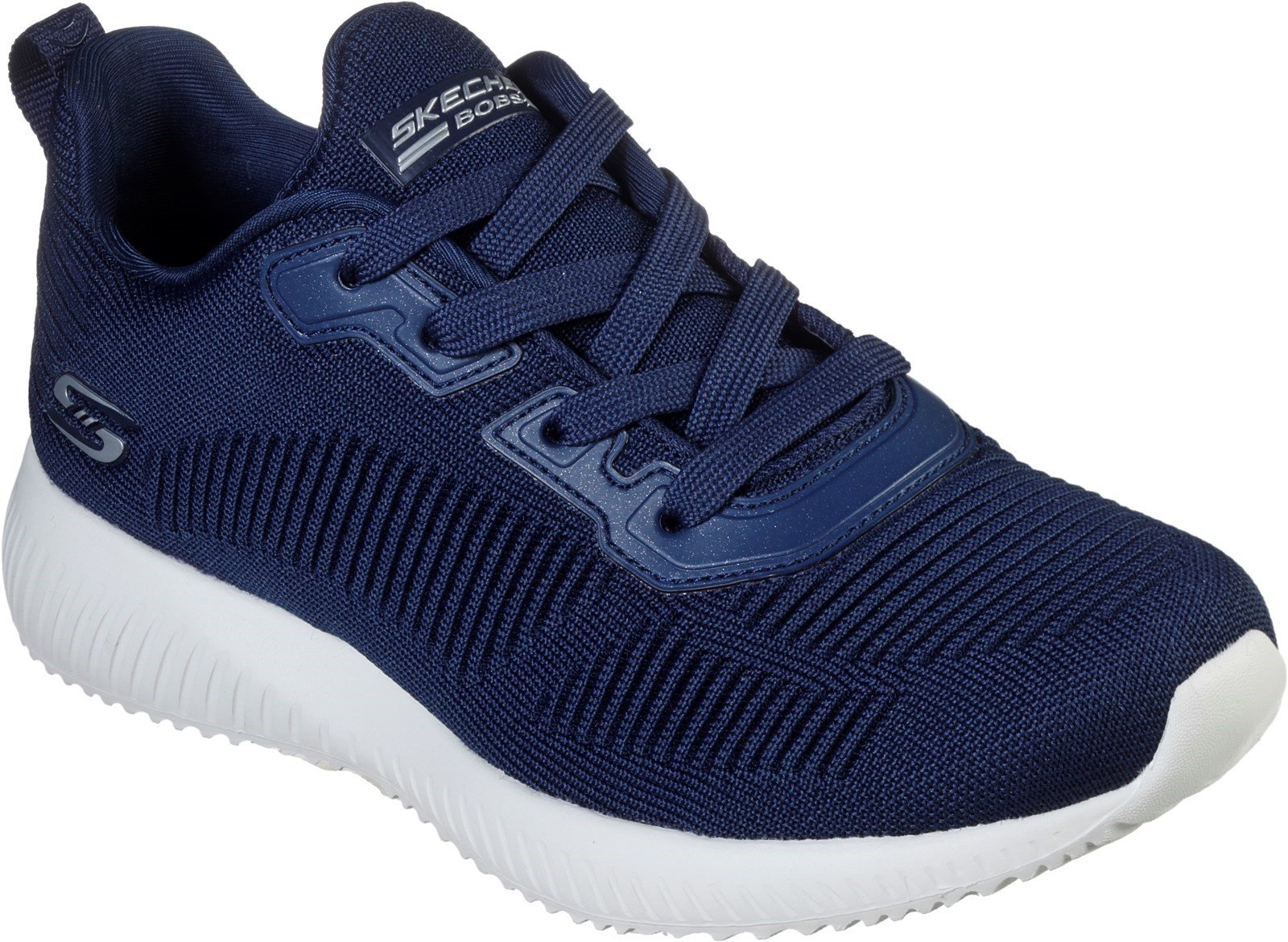 Skechers Women's Bobs Talk Sports Trainer Various Colours 31057 - Navy 3