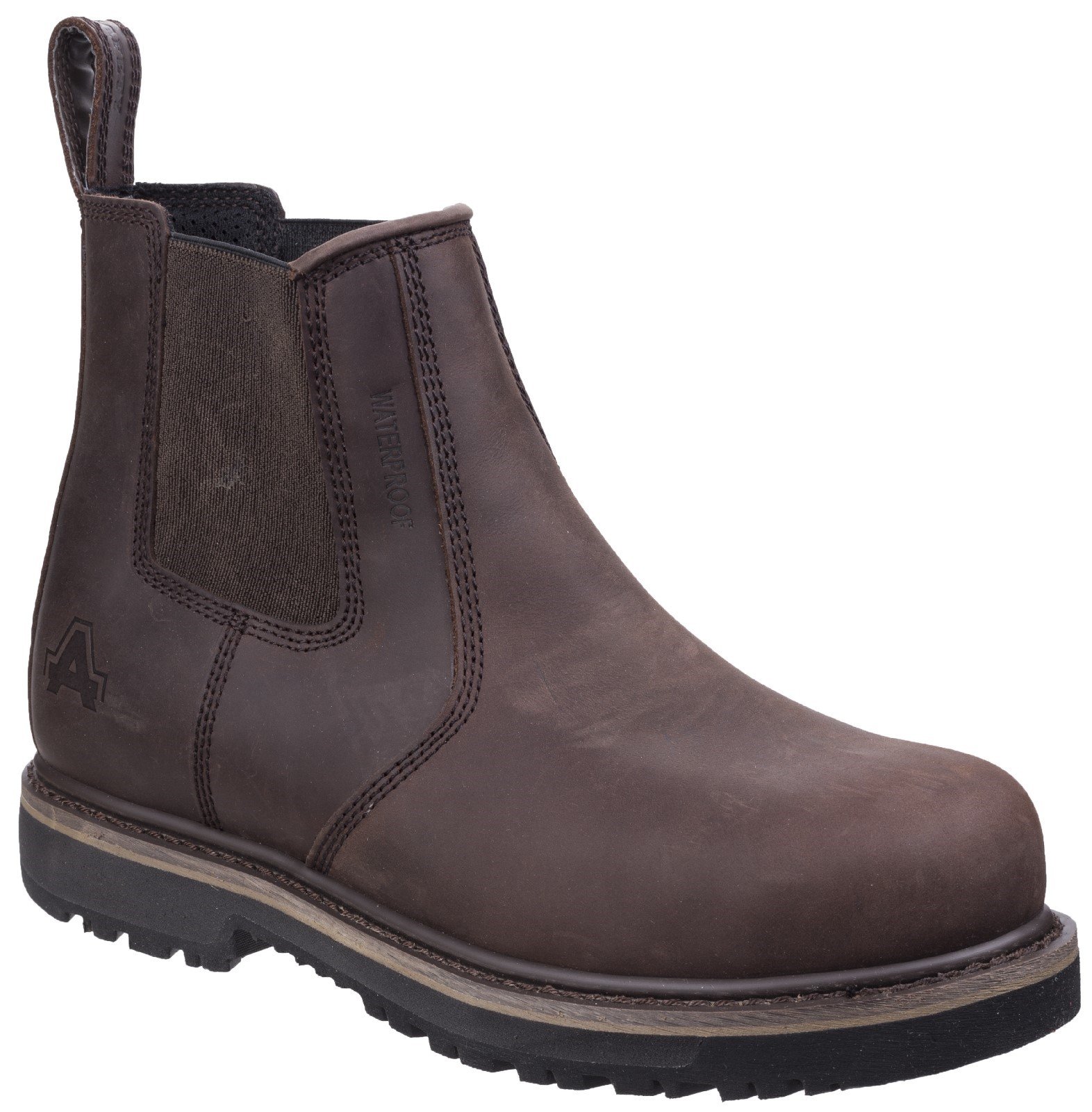 Amblers Unisex Safety Dealer Boot Brown 27094 - Brown 6
