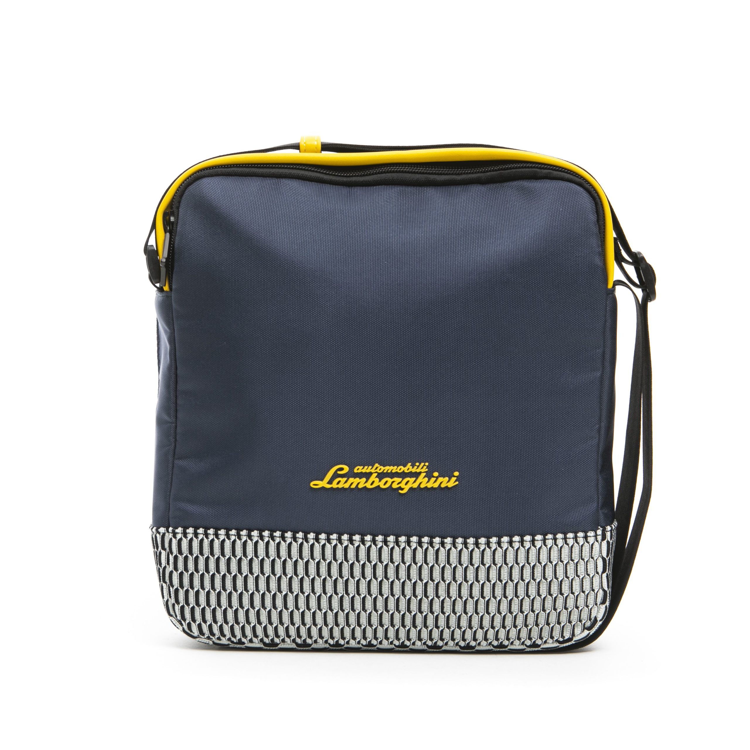 Lamborghini Men's Messenger Bag Blue LA1265759