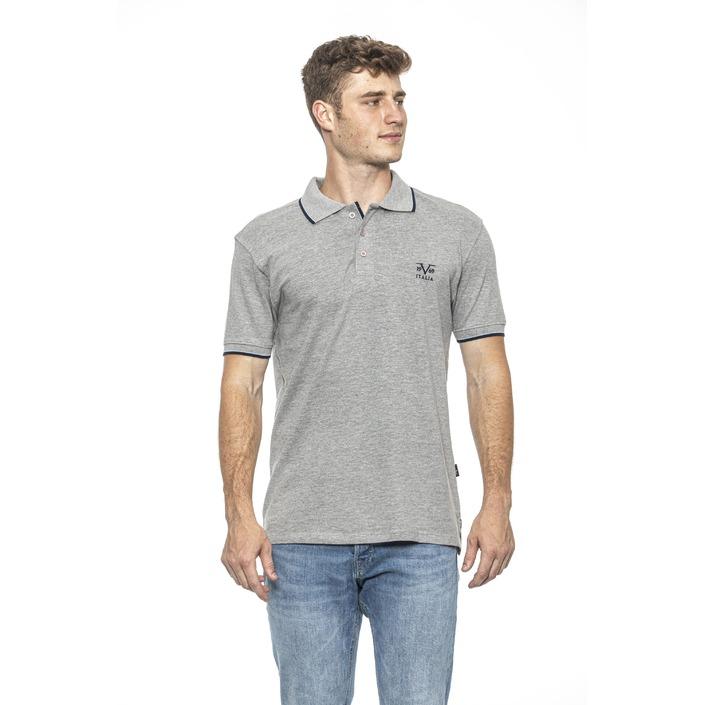 19v69 Italia Men's Polo Shirt Grey 185492 - grey M