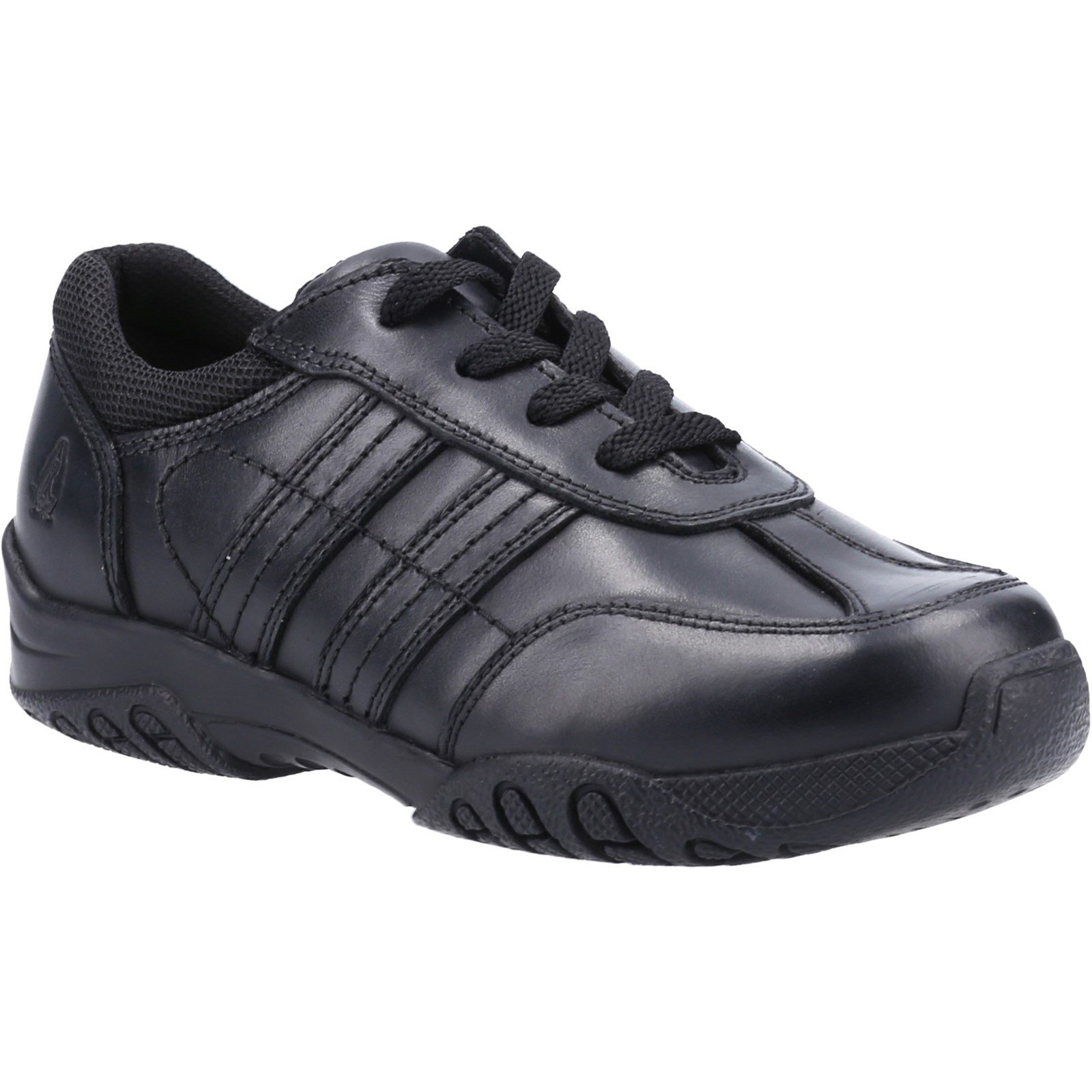 Hush Puppies Kid's Jezza2 Junior School Shoe Black 32606 - Black 1