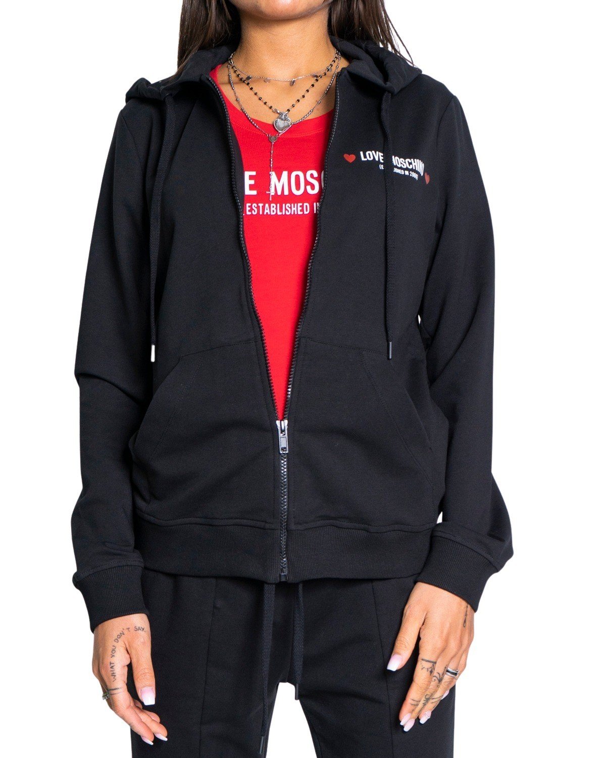 Love Moschino Women's Sweatshirt Various Colours 190699 - black 40