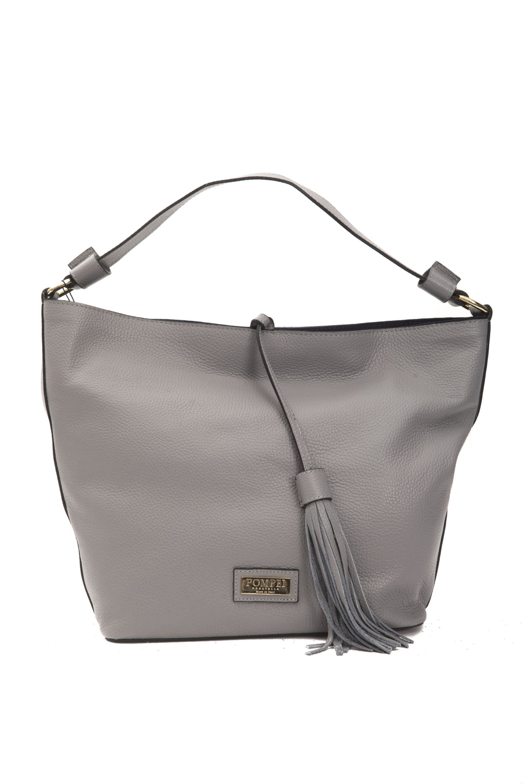 Pompei Donatella Women's Fog Shoulder Bag Grey PO1005029