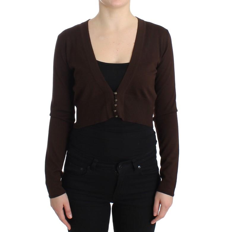 Cavalli Women's Cardigan Brown SIG11622 - IT42|M