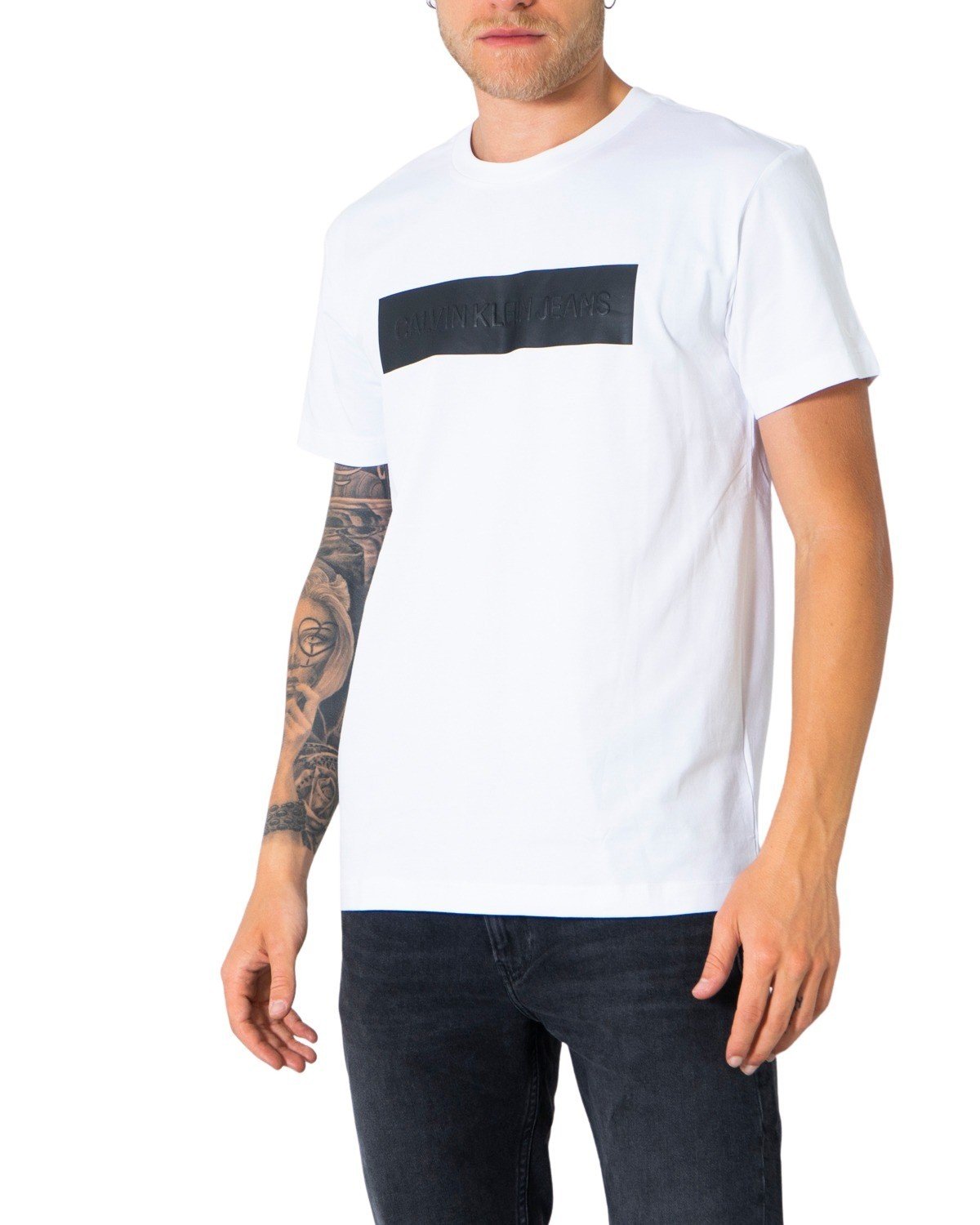Calvin Klein Jeans Men's T-Shirt Various Colours 304971 - white L
