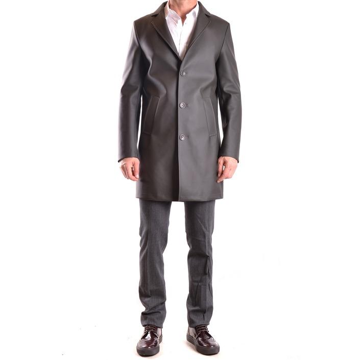 Daniele Alessandrini Men's Coat Black 186630 - black 48