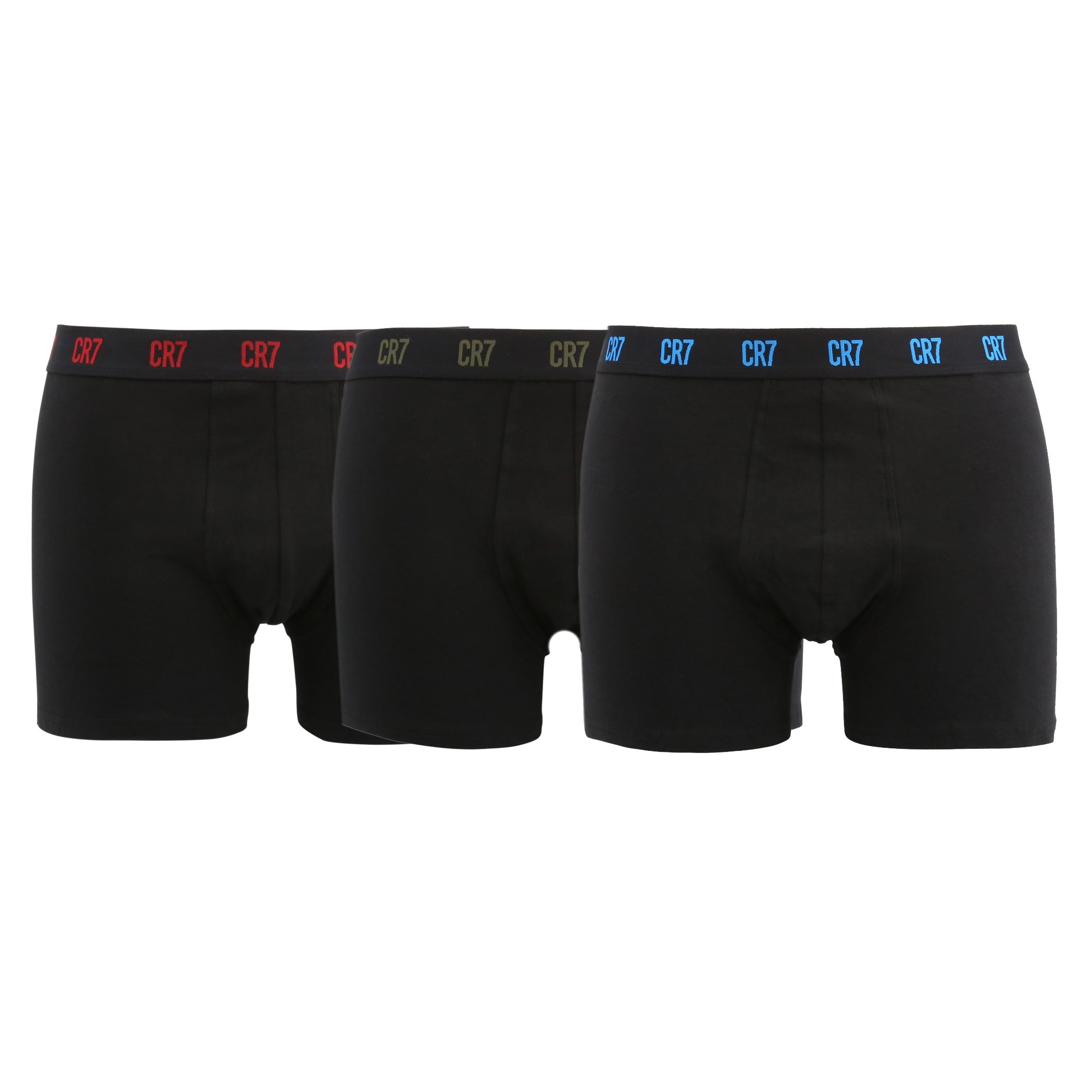 CR7 Cristiano Ronaldo Men's Boxer Shorts Various Colours 8100-49 - black L