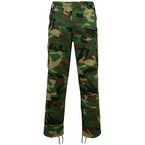 Game Technical Apparel Men's Trouser Various Colours Cargo Trs - Woodland 42"