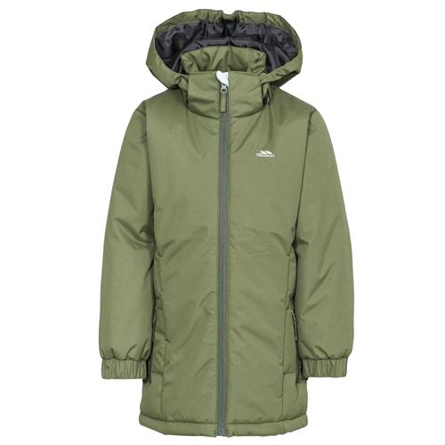 Trespass Kid's Padded Water Resistant School Jacket Various Colours Primula - Moss 5 to 6 Years