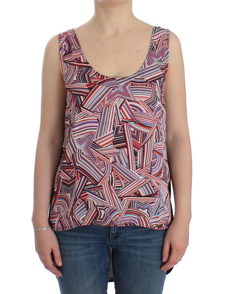 Costume National Women's Sleeveless Top Multicolor SIG12535 - S