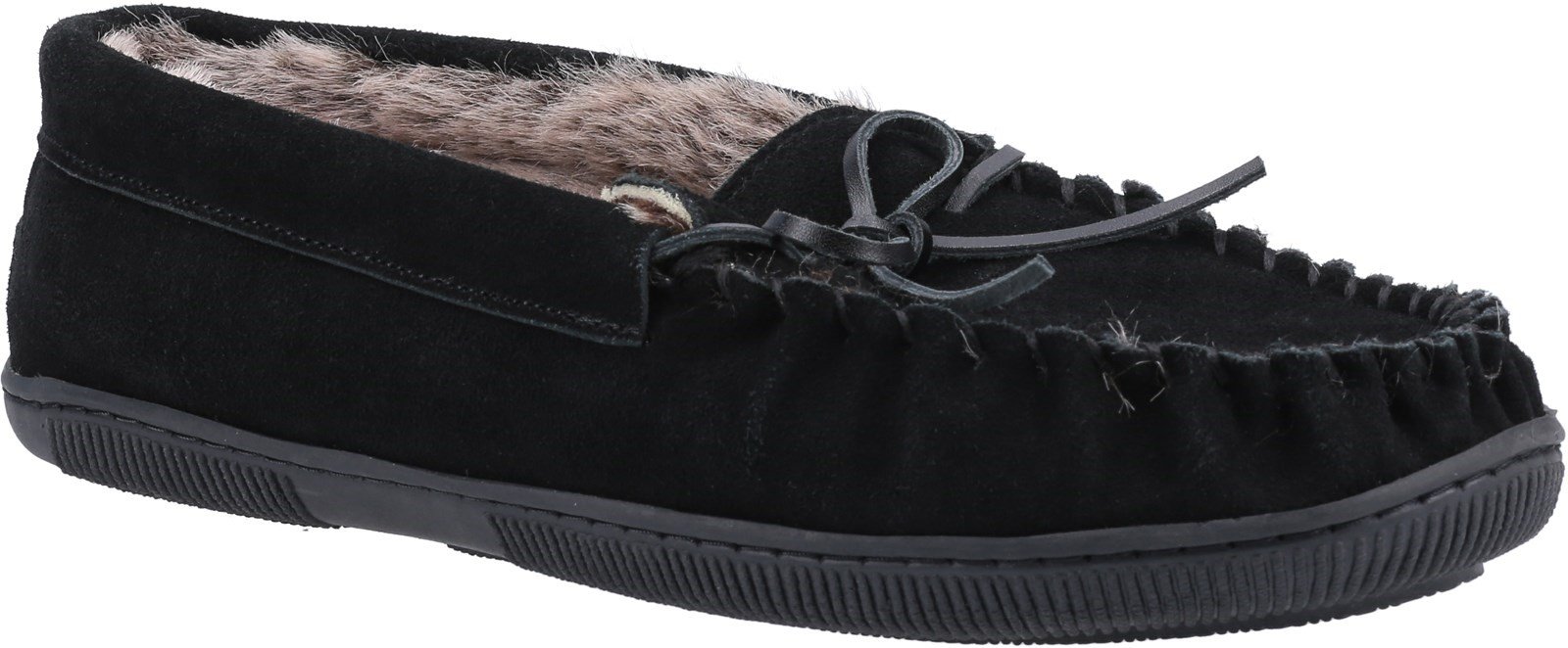 Hush Puppies Men's Ace Slip On Slipper Various Colours 29191 - Black 6