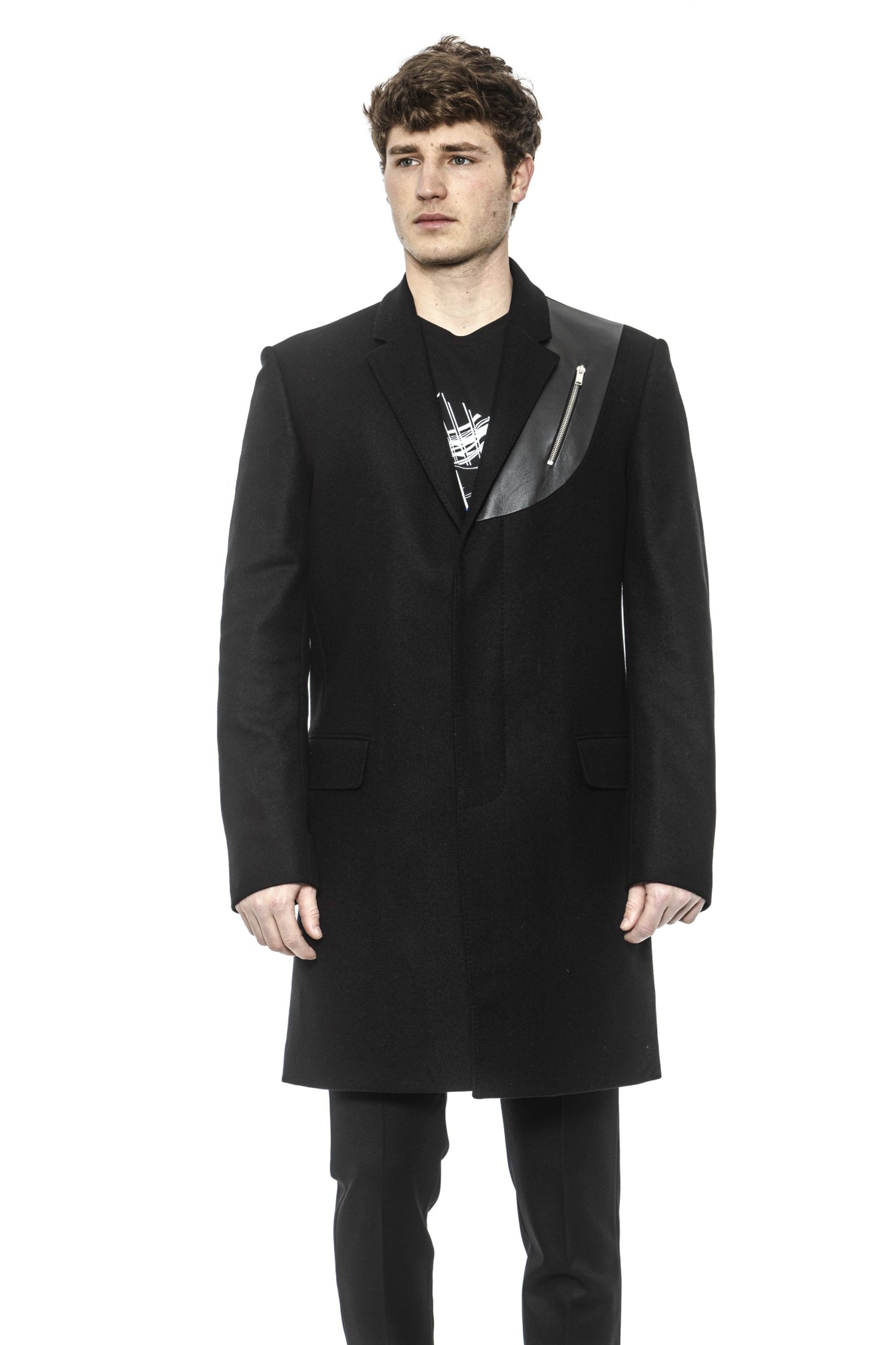 Les Hommes Men's Coat Black LE1393416 - IT50 | L