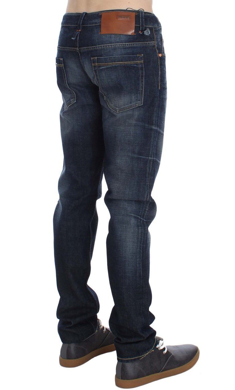 ACHT Men's Denim Straight Fit Jeans Blue SIG30544 - W34