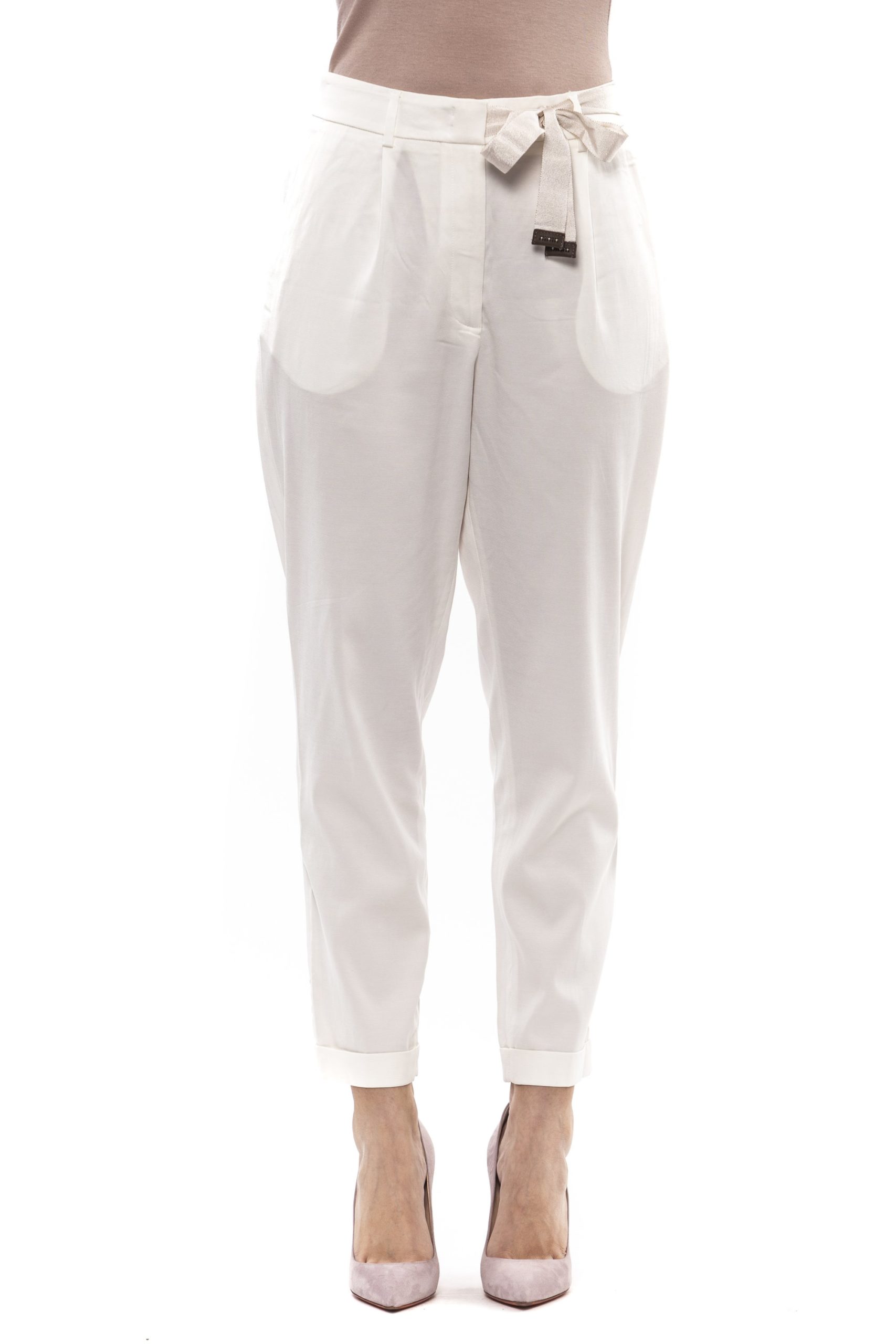 Bianco White Jeans & Pant - IT46 | L